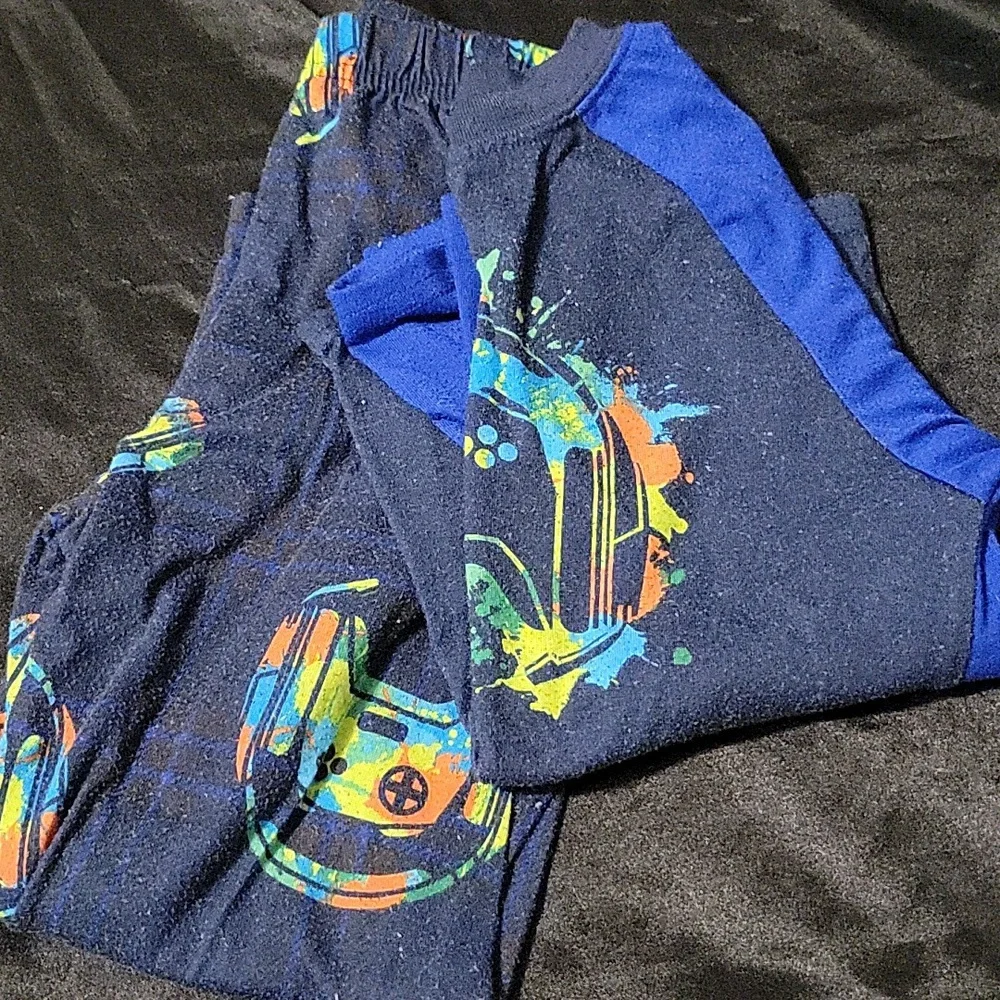 The Children's Place Blue and Multicolor Kids Pajama Set